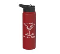 Mama Needs A Lemon Drop - Divertido cóctel para mamá estresada Stainless Steel Insulated Water Bottle