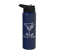 Mama Needs A Lemon Drop - Divertido cóctel para mamá estresada Stainless Steel Insulated Water Bottle