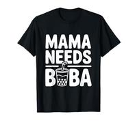 Mama Needs Boba, Lindo Amante del té de Burbujas Camiseta