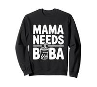 Mama Needs Boba, Lindo Amante del té de Burbujas Sudadera