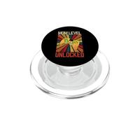 Mamá Nivel Desbloqueado Embarazo Retro Día de la Madre Gamer Lover PopSockets PopGrip para MagSafe