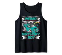 Mama of The Birthday Boy Race Car Party Family Matching Camiseta sin Mangas
