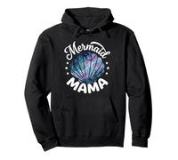 Mama of The Birthday con Forma de Concha de Sirena y Flores Rosas a Juego Sudadera con Capucha