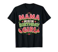 Mama of The Birthday Girl Watermelon Family Party Camiseta