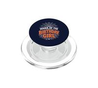 Mama of The Birthday Girl Web Spider - Camiseta de Fiesta de Halloween PopSockets PopGrip para MagSafe