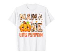 Mama of The One Little Pumpkin Fall Primer Cumpleaños Niños Camiseta