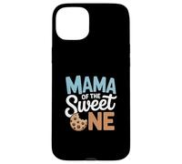 Mama of The Sweet One Cookies and Milk 1er Cumpleaños Familia Carcasa para iPhone 15 Plus