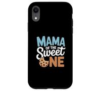 Mama of The Sweet One Cookies and Milk 1er Cumpleaños Familia Carcasa para iPhone XR