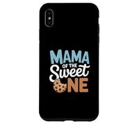 Mama of The Sweet One Cookies and Milk 1er Cumpleaños Familia Carcasa para iPhone XS MAX