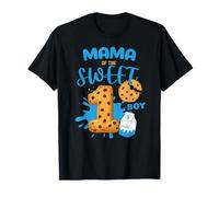 Mama of The Sweet One Galletas Leche Fiesta de Cumpleaños Familia Camiseta