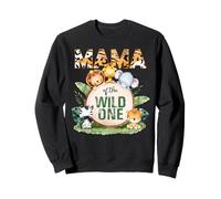 Mama of The Wild One - Safari de Primer cumpleaños a Juego Sudadera