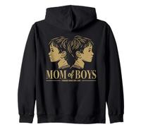 Mamá Orgullosa de Niños - Caos Amor Maternal Chicos Mamá Sudadera con Capucha