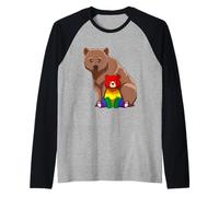 Mamá Osa Gay LGBTQ Camiseta Manga Raglan