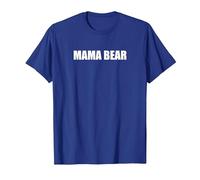 Mamá Oso Camiseta, Hombre, Azul Real, L