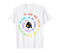 Mamá Oso LGBT, te amaré para Siempre, te querré para Siempre Camiseta gráfica económica, Hombre, Blanco, S