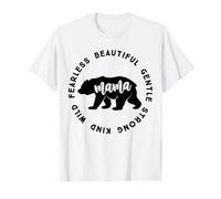 Mamá Oso | Mama Bear Beautiful Gentle Strong Kind Wild Fearl Camiseta
