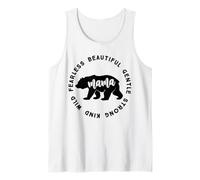 Mamá Oso | Mama Bear Beautiful Gentle Strong Kind Wild Fearl Camiseta sin Mangas