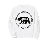 Mamá Oso | Mama Bear Beautiful Gentle Strong Kind Wild Fearl Sudadera