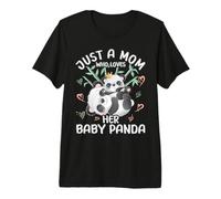 Mamá Panda ama Solo a una Madre Que ama a su bebé Panda Camiseta Premium