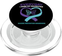 Mamá Papá Miss Hija Suicidio Prevención Mariposa PopSockets PopGrip para MagSafe