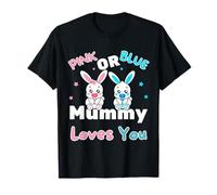 Mamá para ser revelación de género Mamá Eggspecting Little-bunny Camiseta