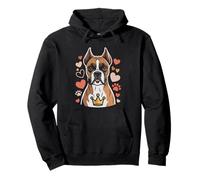 Mamá Perruna Boxer De Amante del Perro Dueña Botánica Sudadera con Capucha