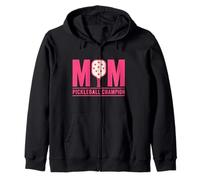 Mamá Pickleball Champion Paddle Player Gráfico Sudadera con Capucha
