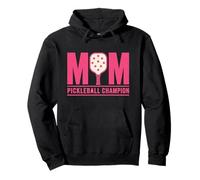 Mamá Pickleball Champion Paddle Player Gráfico Sudadera con Capucha