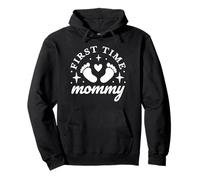Mamá Primera Vez - Mamá Divertida Sudadera con Capucha