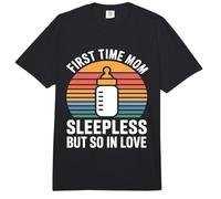 Mamá Primera Vez Sin Dormir Pero Tan Enamorada Comfort Colors Adult Heavyweight T-Shirt