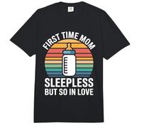 Mamá Primera Vez Sin Dormir Pero Tan Enamorada Comfort Colors Adult Heavyweight T-Shirt