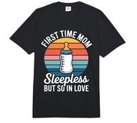 Mamá Primera Vez Sin Dormir Pero Tan Enamorada Comfort Colors Adult Heavyweight T-Shirt