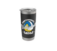 Mamá profesional de voleibol Vaso térmico de acero inoxidable de doble pared