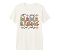 Mamá Rezando Guerreros Fuerte Madre Camiseta Premium
