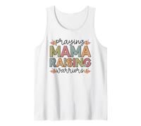 Mamá Rezando Guerreros Fuerte Madre Camiseta sin Mangas