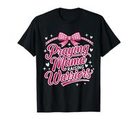 Mama Rezando Guerreros Jesús Día de la Madre Cristiana Camiseta