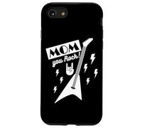 Mamá Rock'n Roll Madre Guitarra Vintage Día de la Madre Carcasa para iPhone SE (2020) / 7 / 8