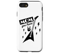 Mamá Rock'n Roll Madre Guitarra Vintage Día de la Madre Carcasa para iPhone SE (2020) / 7 / 8