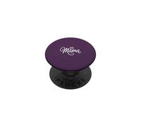 Mama Script Boho Heart - Morado PopSockets PopGrip Adhesivo