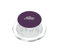 Mama Script Boho Heart - Morado PopSockets PopGrip para MagSafe