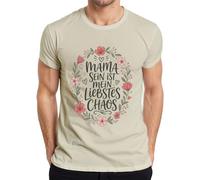 Mama Sein ist Mein liebstes Chaos Muttertag Herren T-Shirt, naturaleza, 3XL
