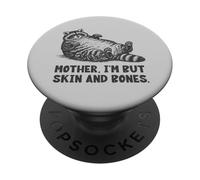 Mamá Soy Pero Piel y Huesos Divertido Mapache PopSockets PopGrip Adhesivo