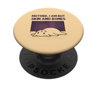 Mamá, Soy Pero Piel y Huesos Gracioso Gato mamá Amante de los Gatos PopSockets PopGrip Adhesivo