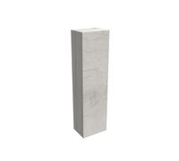 Mama Store Columna Individual Reversible en Kit de Madera con Sistema de Apertura Push and Pull, ingeniería, Roble Blanco, L
