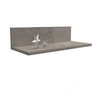 Mama Store Estante de 50 cm en Forma de L para Pared, hormigón Claro, 50 cm x 22 cm x 13 cm