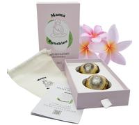 Mama Sunshine - Conchas de lactancia materna naturales de nácar - Protege los pezones - Alivia y previene las grietas y el dolor de la lactancia - Accesorio infantil de confort (S - 5/5,5 cm)