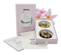 Mama Sunshine - Conchas de lactancia materna naturales de nácar - Protege los pezones - Alivia y previene las grietas y el dolor de la lactancia - Accesorio infantil de confort (L - (6/6,5 cm)