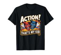 Mama Teatro Claqueta De Drama Padre Accion Artes Escenicas Camiseta