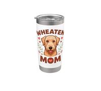 Mamá Terrier de trigo Vaso térmico de acero inoxidable de doble pared