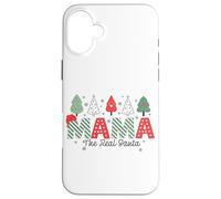 Mama The Real Santa Funny Christmas Family Design Carcasa para iPhone 16 Plus